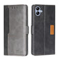 Contrast Color Side Buckle Leather Phone Case, For Samsung Galaxy S23 5G, For Samsung Galaxy S23 Ultra 5G, For Samsung Galaxy S23+ 5G, For Samsung Galaxy A04E