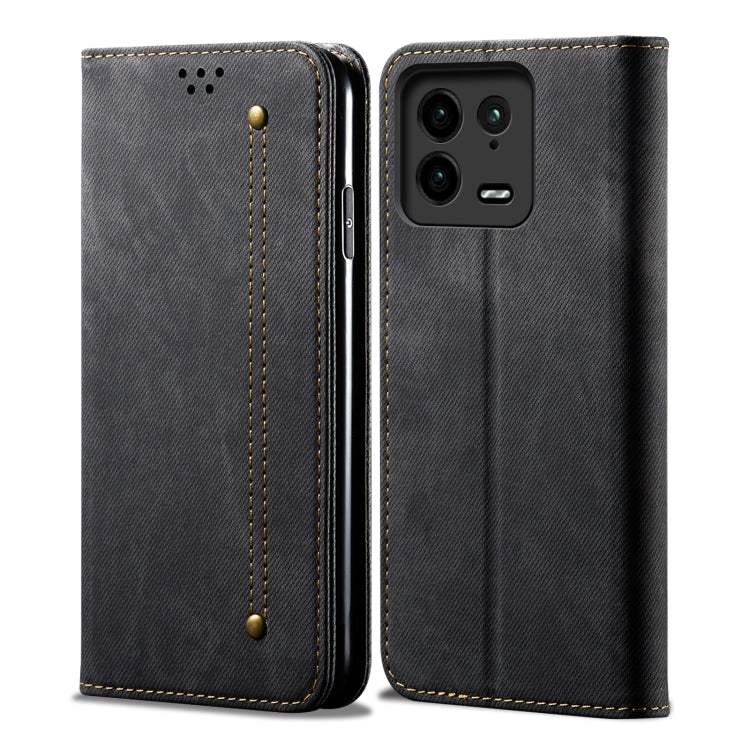 Denim Texture Leather Phone Case, For Xiaomi 13 Pro, For Samsung Galaxy S23 5G, For Samsung Galaxy S23+ 5G