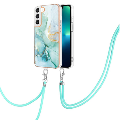 Electroplating Marble Dual-side IMD TPU Phone Case with Lanyard