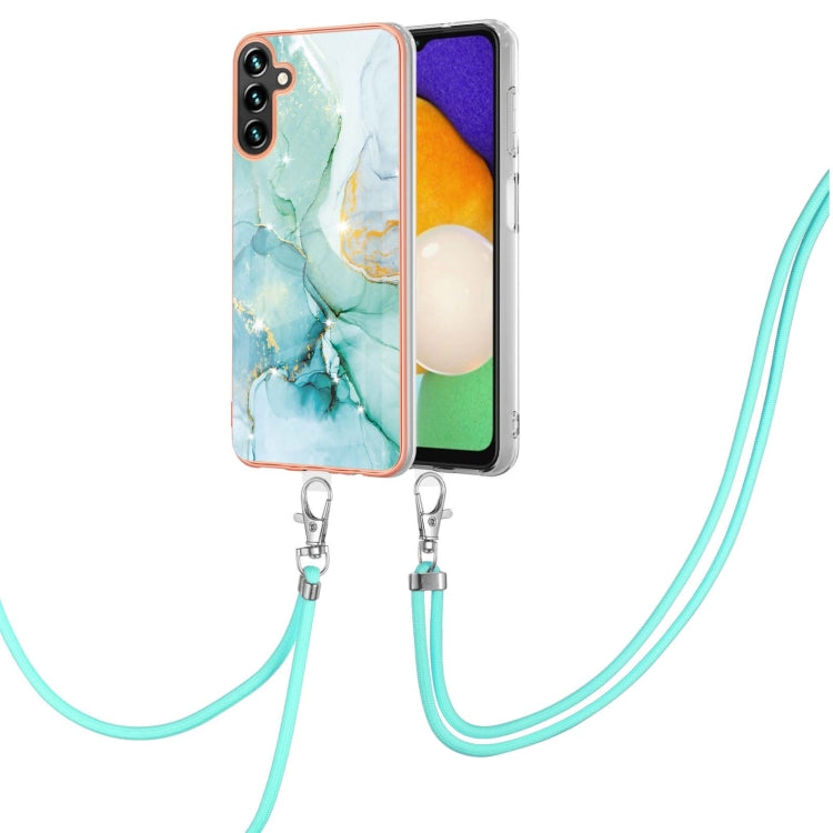 Electroplating Marble Dual-side IMD TPU Phone Case with Lanyard