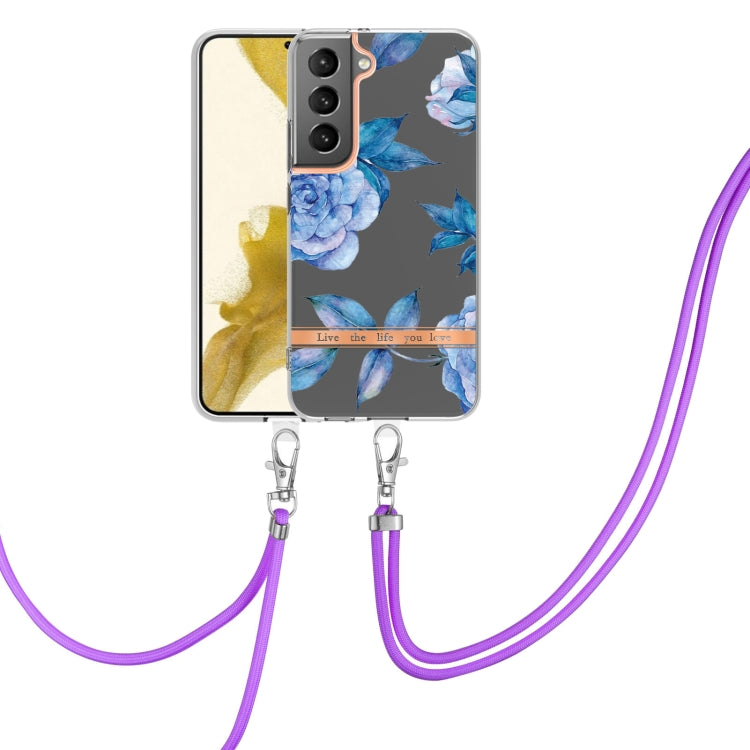 Flowers and Plants Series IMD TPU Phone Case with Lanyard