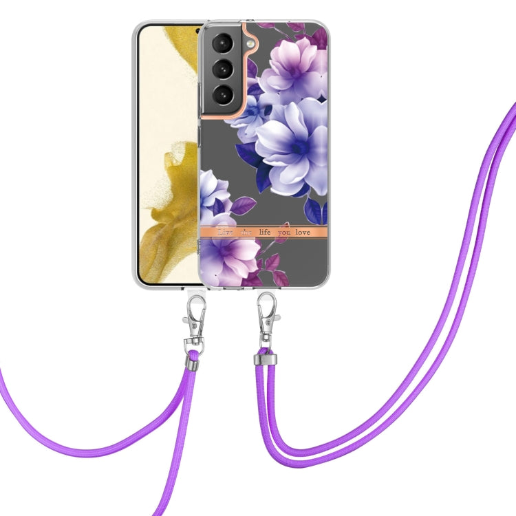 Flowers and Plants Series IMD TPU Phone Case with Lanyard