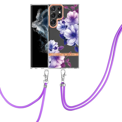 Flowers and Plants Series IMD TPU Phone Case with Lanyard