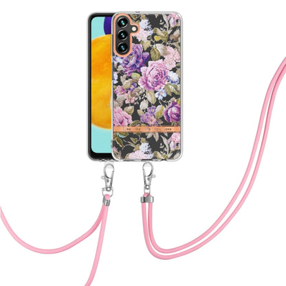 Flowers and Plants Series IMD TPU Phone Case with Lanyard