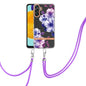 Flowers and Plants Series IMD TPU Phone Case with Lanyard