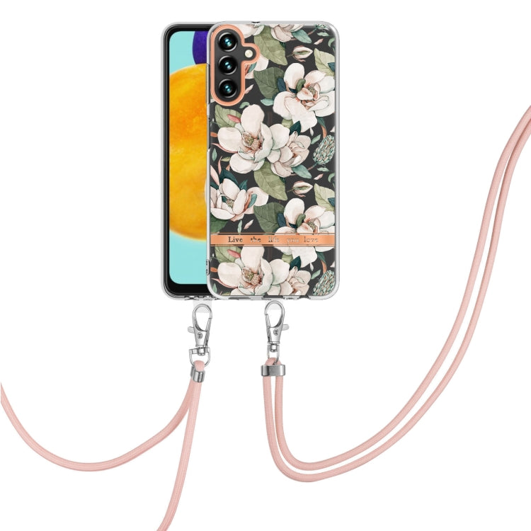 Flowers and Plants Series IMD TPU Phone Case with Lanyard