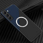 Carbon Fiber Texture MagSafe Magnetic Phone Case, For Samsung Galaxy S23 5G, For Samsung Galaxy S23+ 5G, For Samsung Galaxy S23 Ultra 5G