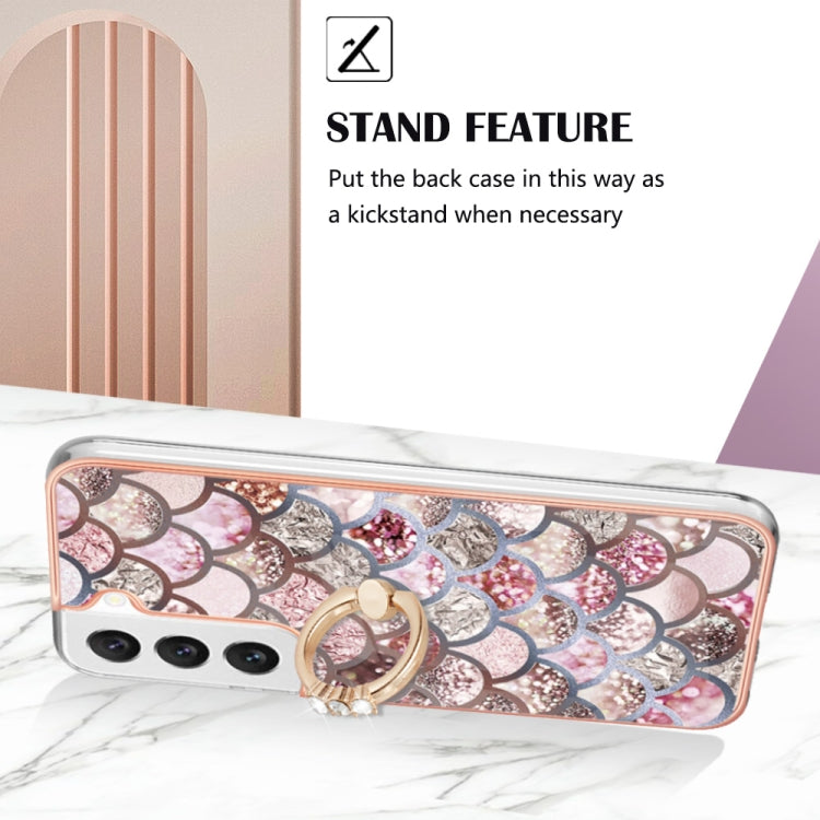 Electroplating IMD TPU Phone Case with Ring, For Samsung Galaxy S23 5G, For Samsung Galaxy S23+ 5G, For Samsung Galaxy S23 Ultra 5G, For Samsung Galaxy A14 5G