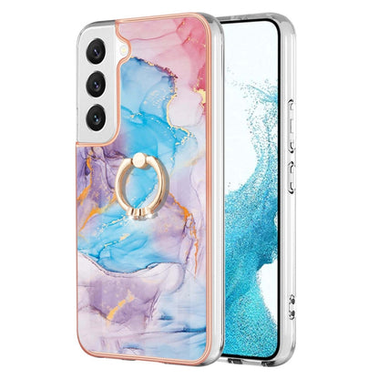 Electroplating IMD TPU Phone Case with Ring, For Samsung Galaxy S23 5G, For Samsung Galaxy S23+ 5G, For Samsung Galaxy S23 Ultra 5G, For Samsung Galaxy A14 5G