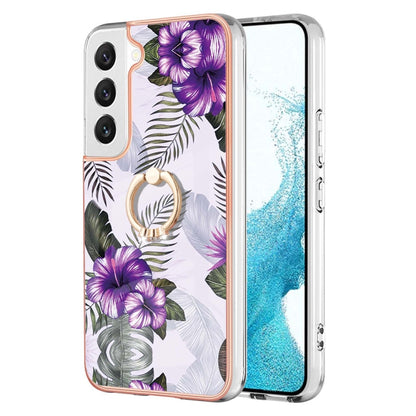 Electroplating IMD TPU Phone Case with Ring, For Samsung Galaxy S23 5G, For Samsung Galaxy S23+ 5G, For Samsung Galaxy S23 Ultra 5G, For Samsung Galaxy A14 5G