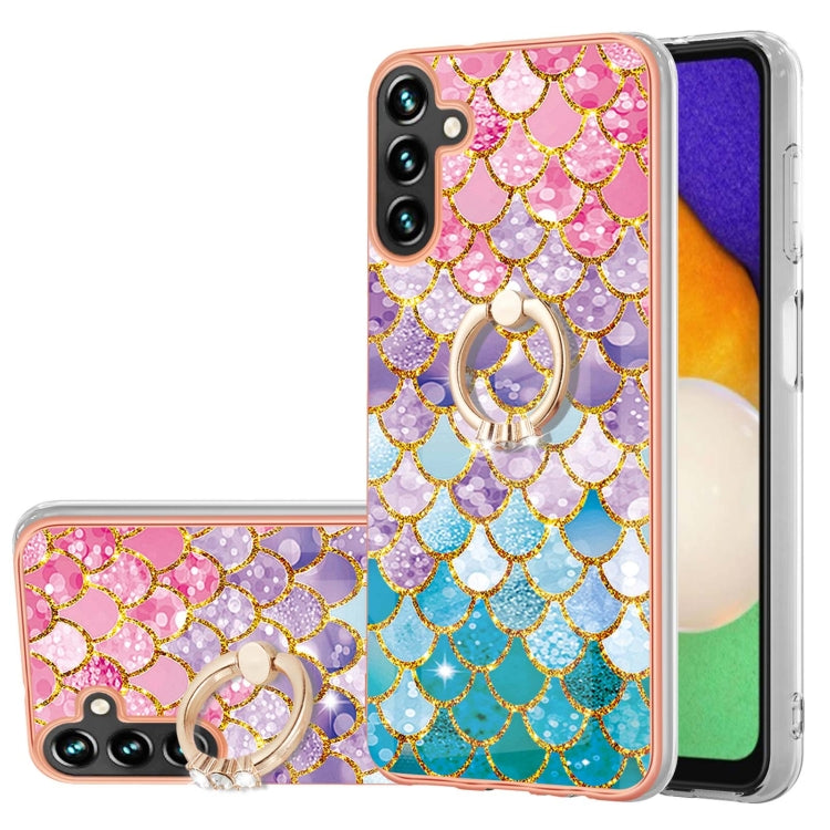 Electroplating IMD TPU Phone Case with Ring, For Samsung Galaxy S23 5G, For Samsung Galaxy S23+ 5G, For Samsung Galaxy S23 Ultra 5G, For Samsung Galaxy A14 5G