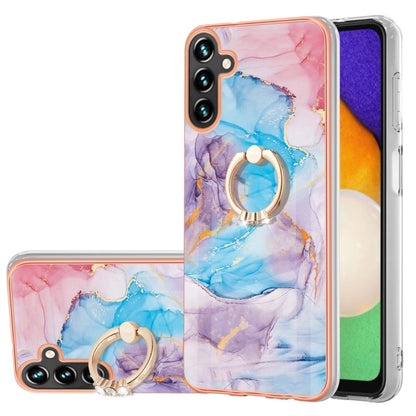 Electroplating IMD TPU Phone Case with Ring, For Samsung Galaxy S23 5G, For Samsung Galaxy S23+ 5G, For Samsung Galaxy S23 Ultra 5G, For Samsung Galaxy A14 5G