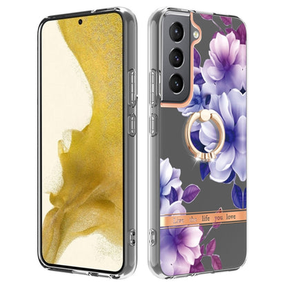 Flowers and Plants Series IMD TPU Phone Case with Ring Holder