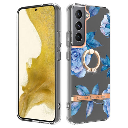 Flowers and Plants Series IMD TPU Phone Case with Ring Holder