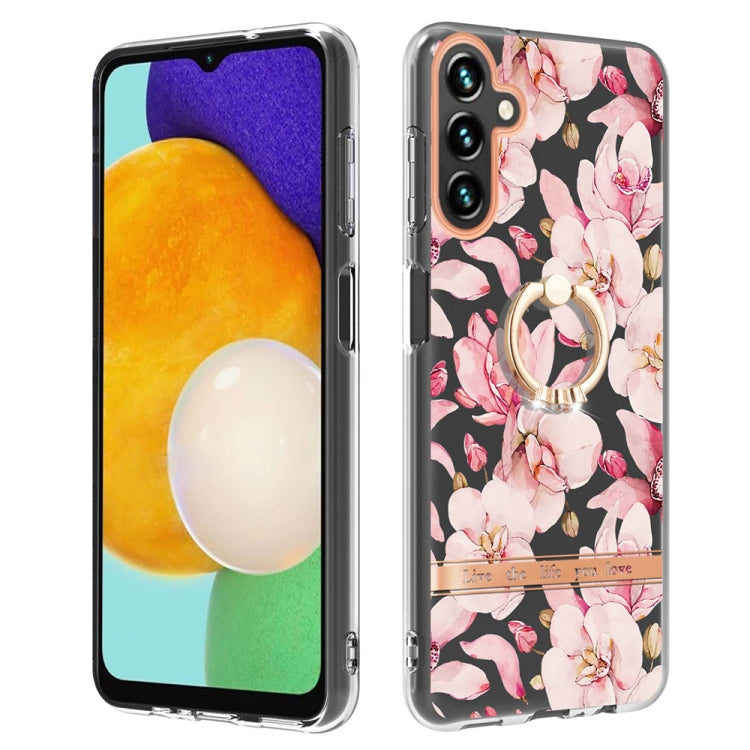 Flowers and Plants Series IMD TPU Phone Case with Ring Holder