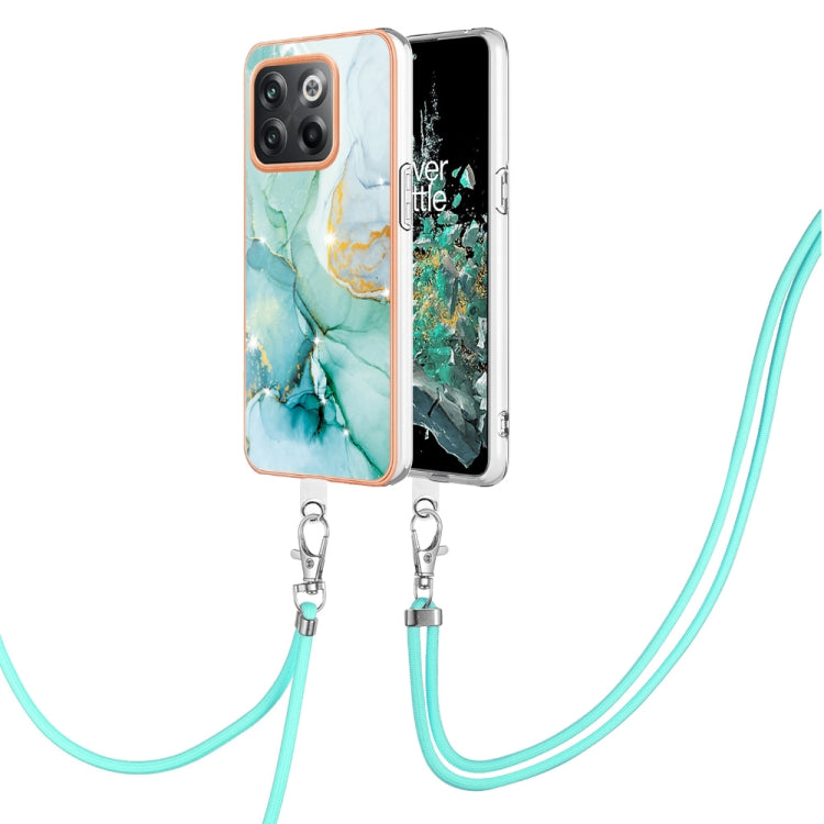 Electroplating Marble Dual-side IMD Phone Case with Lanyard, Series 2