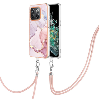 Electroplating Marble Dual-side IMD Phone Case with Lanyard, Series 2