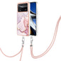 Electroplating Marble Dual-side IMD Phone Case with Lanyard, For Xiaomi Redmi Note 11T Pro / Note 11T Pro+, For Xiaomi Poco M4 Pro 4G, For Xiaomi Poco X4 Pro 5G