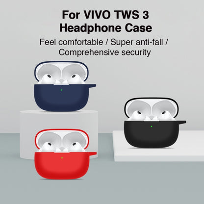 Silicone Earphone Protective Case, For vivo TWS 3, For vivo TWS 3 Pro