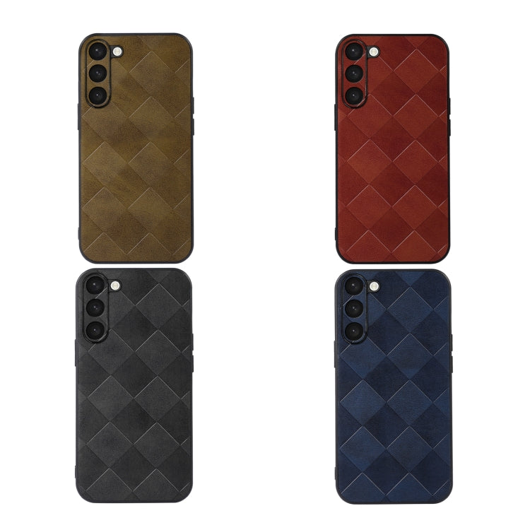 Weave Plaid PU Phone Case