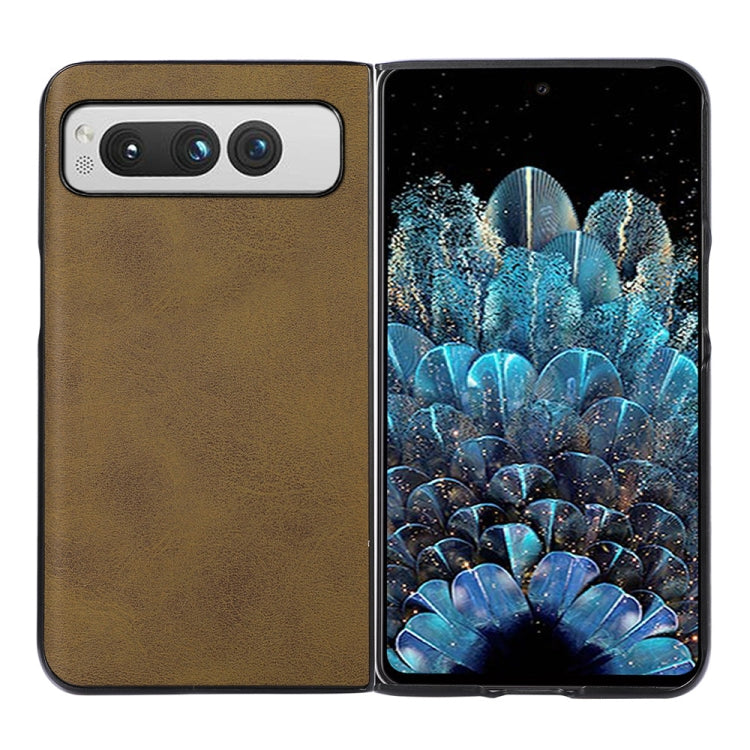 Two-color Calf Texture Shockproof Phone Case