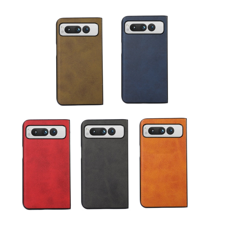 Two-color Calf Texture Shockproof Phone Case