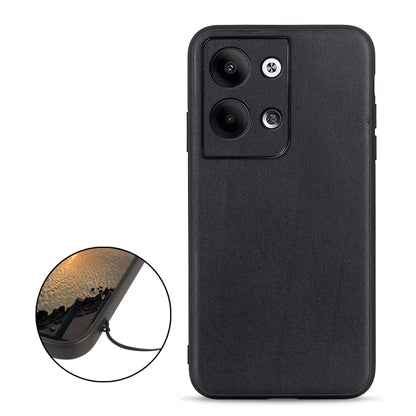 Accurate Hole Lambskin Texture Genuine Leather Phone Case, For OPPO Reno9 / Reno9 Pro, For vivo X90 Pro