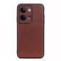 Accurate Hole Lambskin Texture Genuine Leather Phone Case