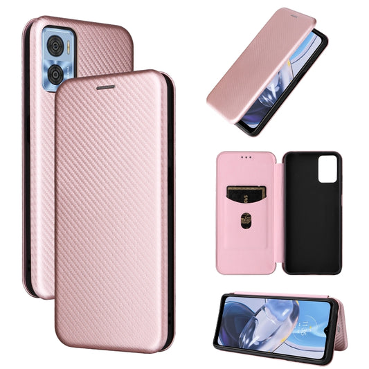 Global Carbon Fiber Texture Horizontal Flip PU Phone Case