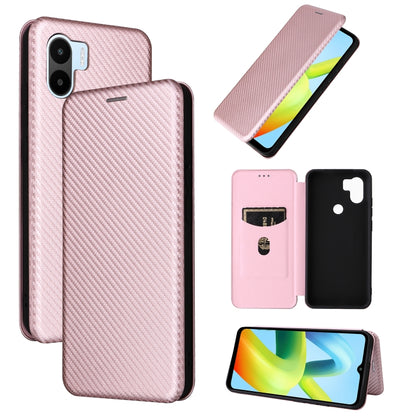 Global Carbon Fiber Texture Horizontal Flip PU Phone Case, For Motorola  Moto E22 4G / Moto E22i 4G, For Xiaomi 13 Pro, For Xiaomi Redmi A1+