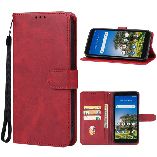 Leather Phone Case, For AT&T Calypso 3 U328AA, For Vodafone Smart V22