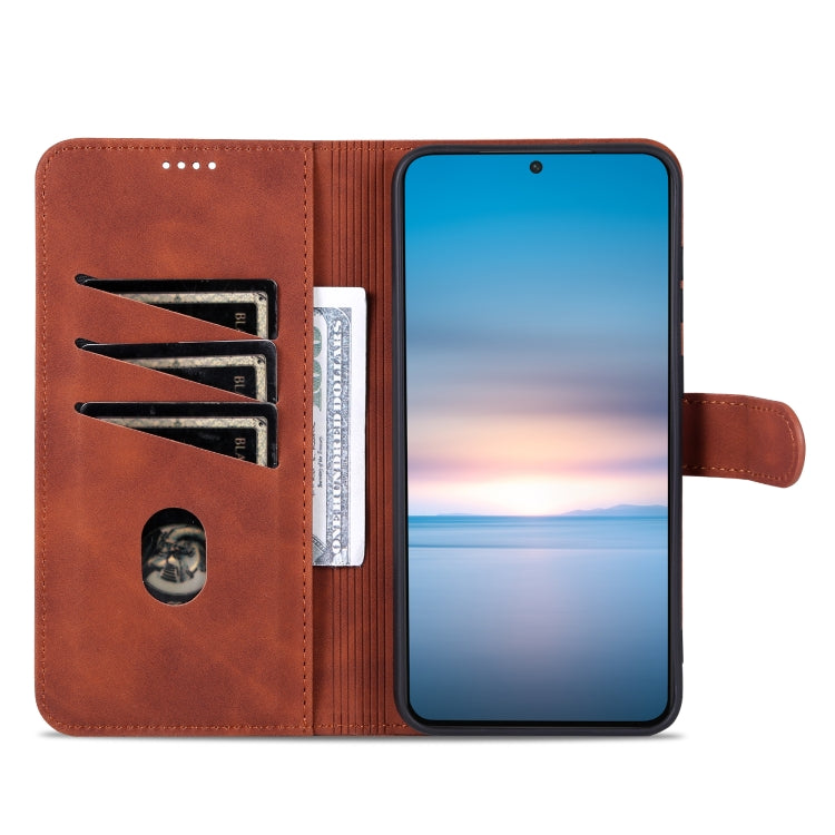 AZNS Skin Feel Calf Texture Flip Leather Phone Case