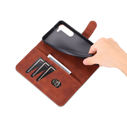 AZNS Skin Feel Calf Texture Flip Leather Phone Case, For Samsung Galaxy S23 5G, For Samsung Galaxy S23+ 5G, For Samsung Galaxy S23 Ultra 5G