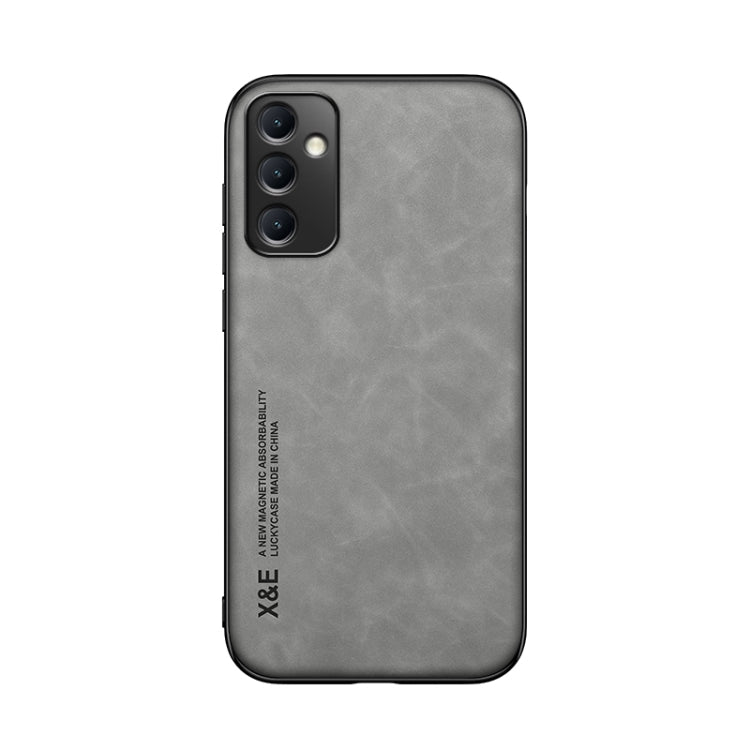 Skin Feel Magnetic Leather Back Phone Case