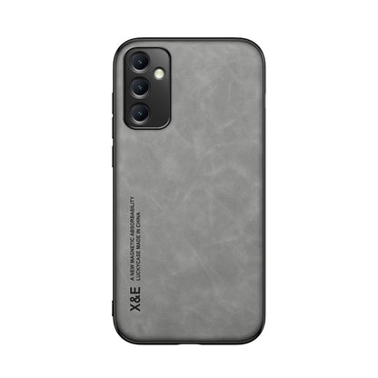 Skin Feel Magnetic Leather Back Phone Case