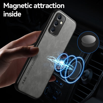 Skin Feel Magnetic Leather Back Phone Case