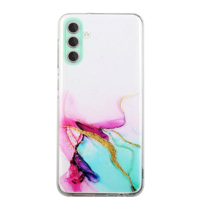 Hollow Marble Pattern TPU Precise Hole Phone Protective Case