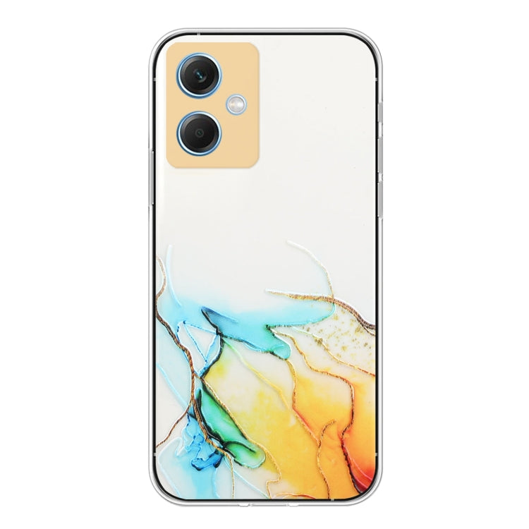 Hollow Marble Pattern TPU Precise Hole Phone Protective Case