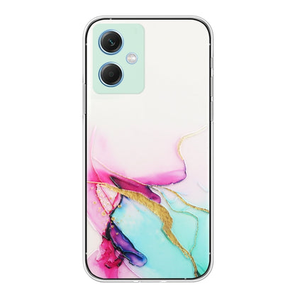 Hollow Marble Pattern TPU Precise Hole Phone Protective Case