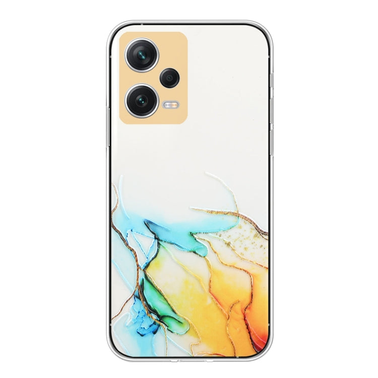 Hollow Marble Pattern TPU Precise Hole Phone Protective Case