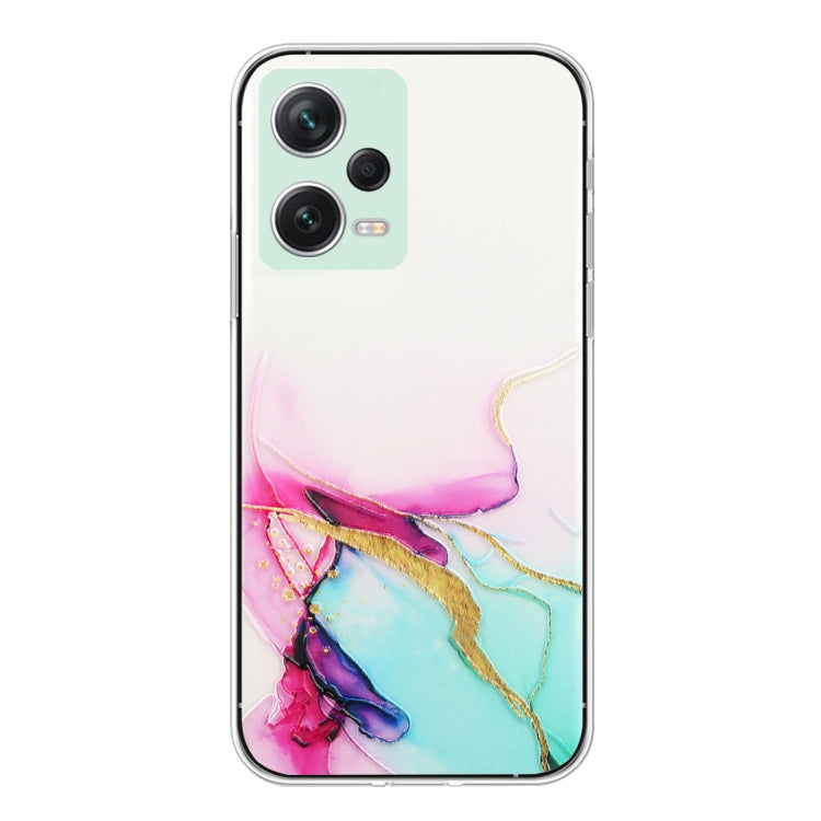 Hollow Marble Pattern TPU Precise Hole Phone Protective Case