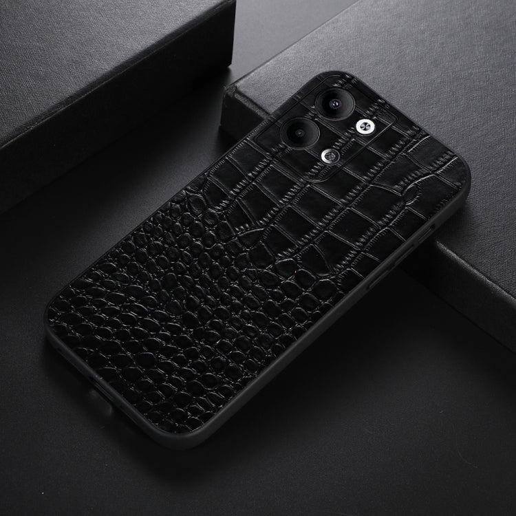 Crocodile Texture Genuine Leather Phone Case