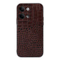 Crocodile Texture Genuine Leather Phone Case