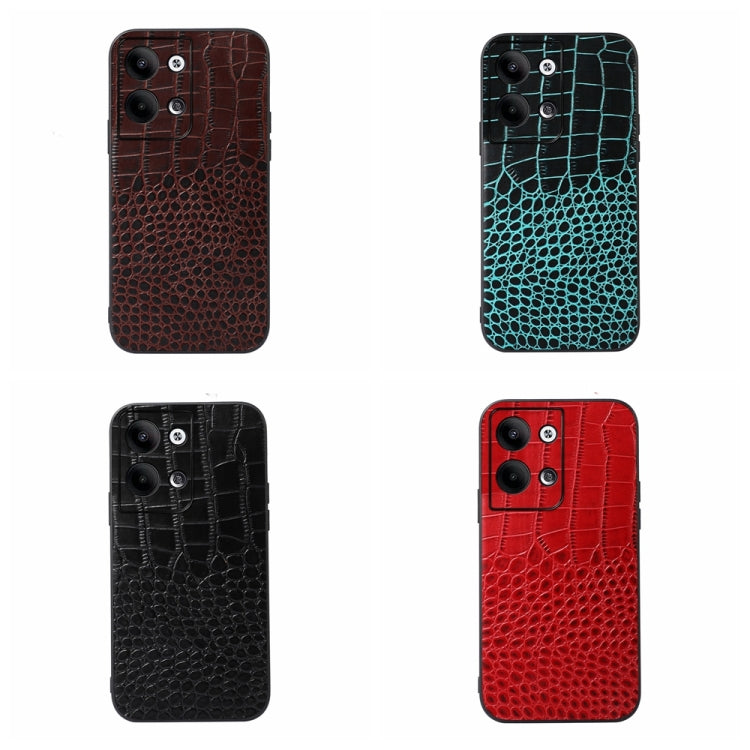 Crocodile Texture Genuine Leather Phone Case