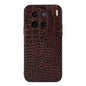 Crocodile Texture Genuine Leather Phone Case, For OPPO Reno9 / Reno9 Pro, For vivo X90 Pro