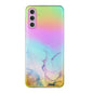 Laser Marble Pattern Clear TPU Protective Phone Case