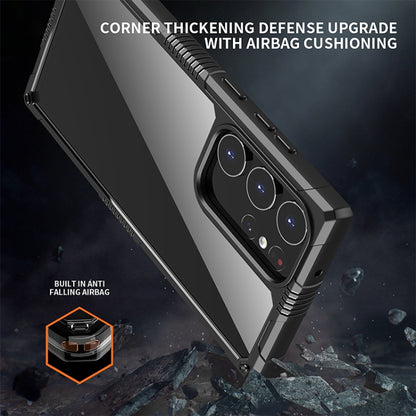 iPAKY Transparent PC + TPU Shockproof Phone Case, For Samsung Galaxy S23 Ultra 5G