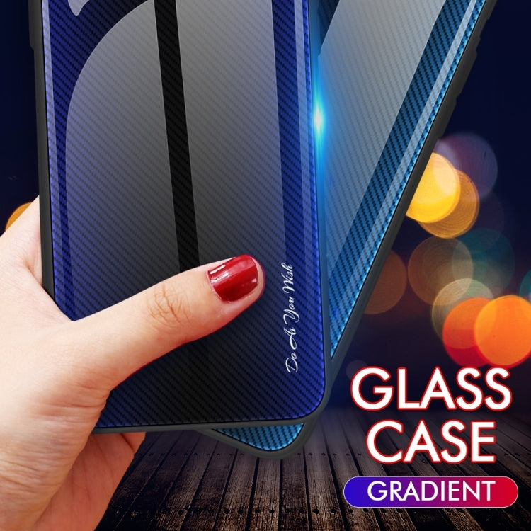 Texture Gradient Glass TPU Phone Case