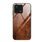 Wood Grain Glass TPU Phone Case