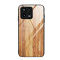 Wood Grain Glass TPU Phone Case